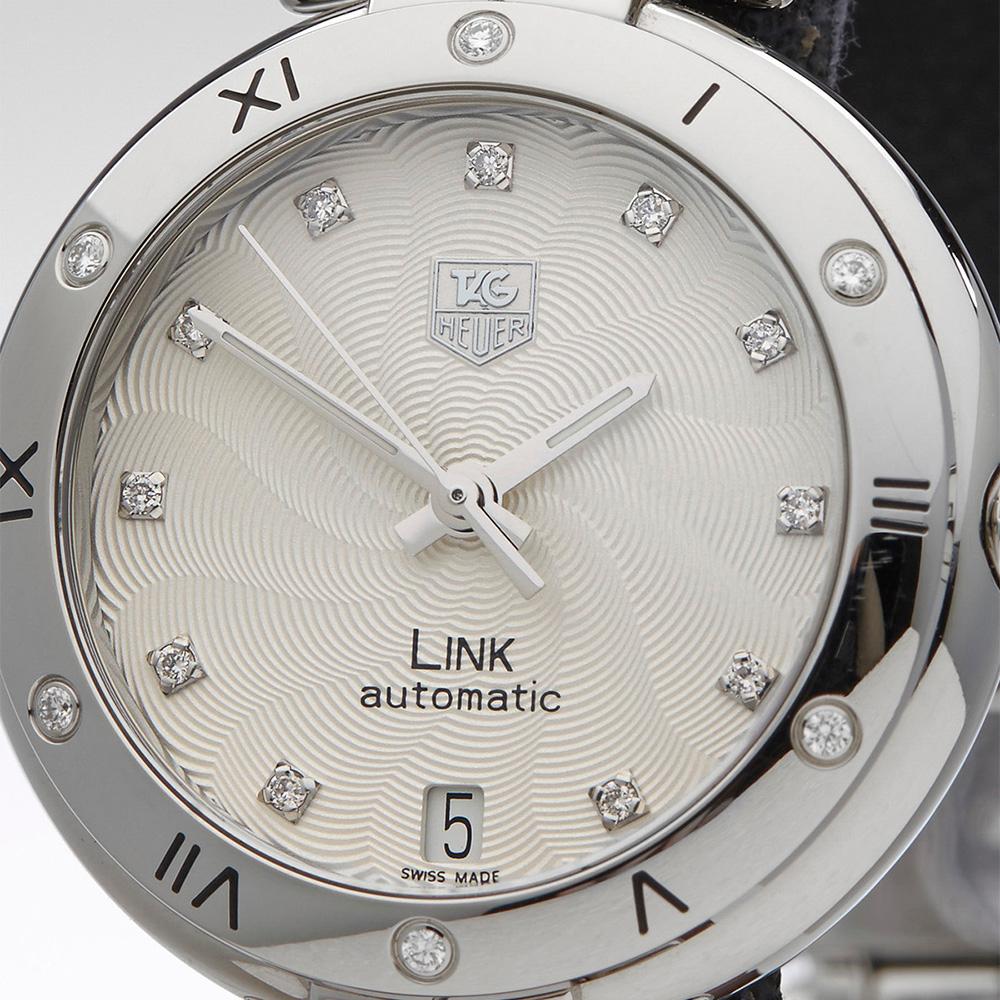 2000s TAG Heuer Link Stainless Steel WAT2312.BA095 Wristwatch In Excellent Condition In Bishops Stortford, Hertfordshire