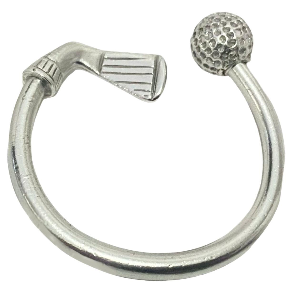 Portachiavi a forma di mazza da golf in argento Sterling Tiffany & Co. del 2000