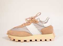 2000s Tod's Multicolor Fabric, Suede and Leather Sneakers Size EU 38.5