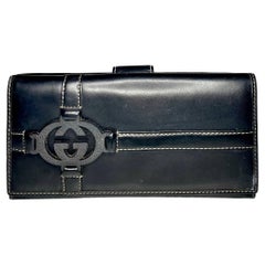 2000s Tom Ford for Gucci Black Leather Wallet 
