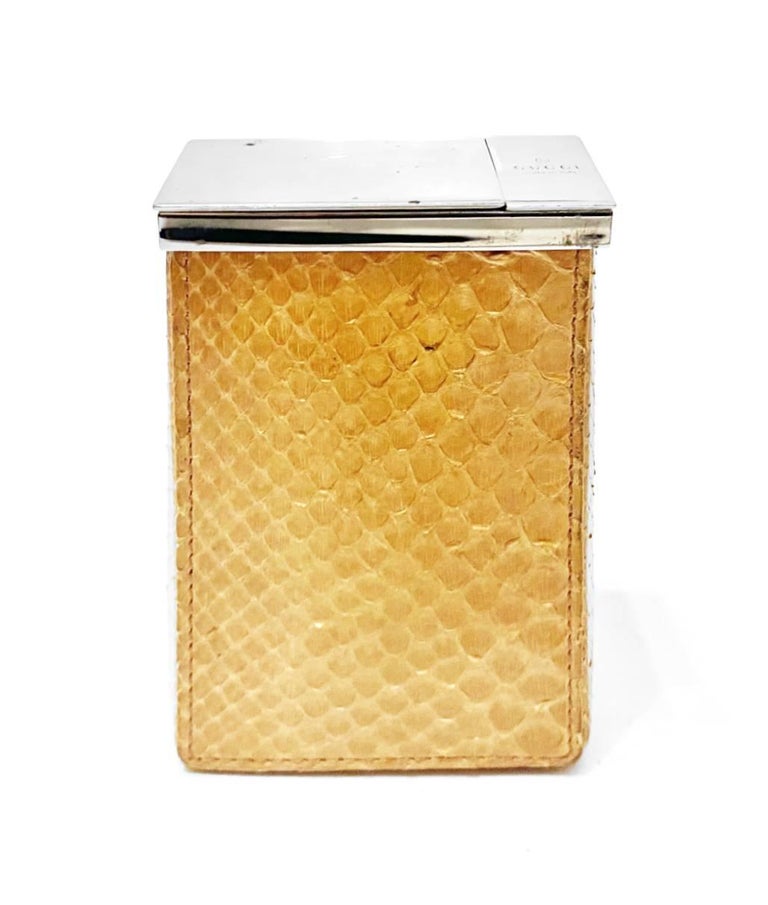 tom ford cigarette case Authentic YVES SAINT LAURENT YSL Vintage Black Leather Tom Ford for Gucci F/W