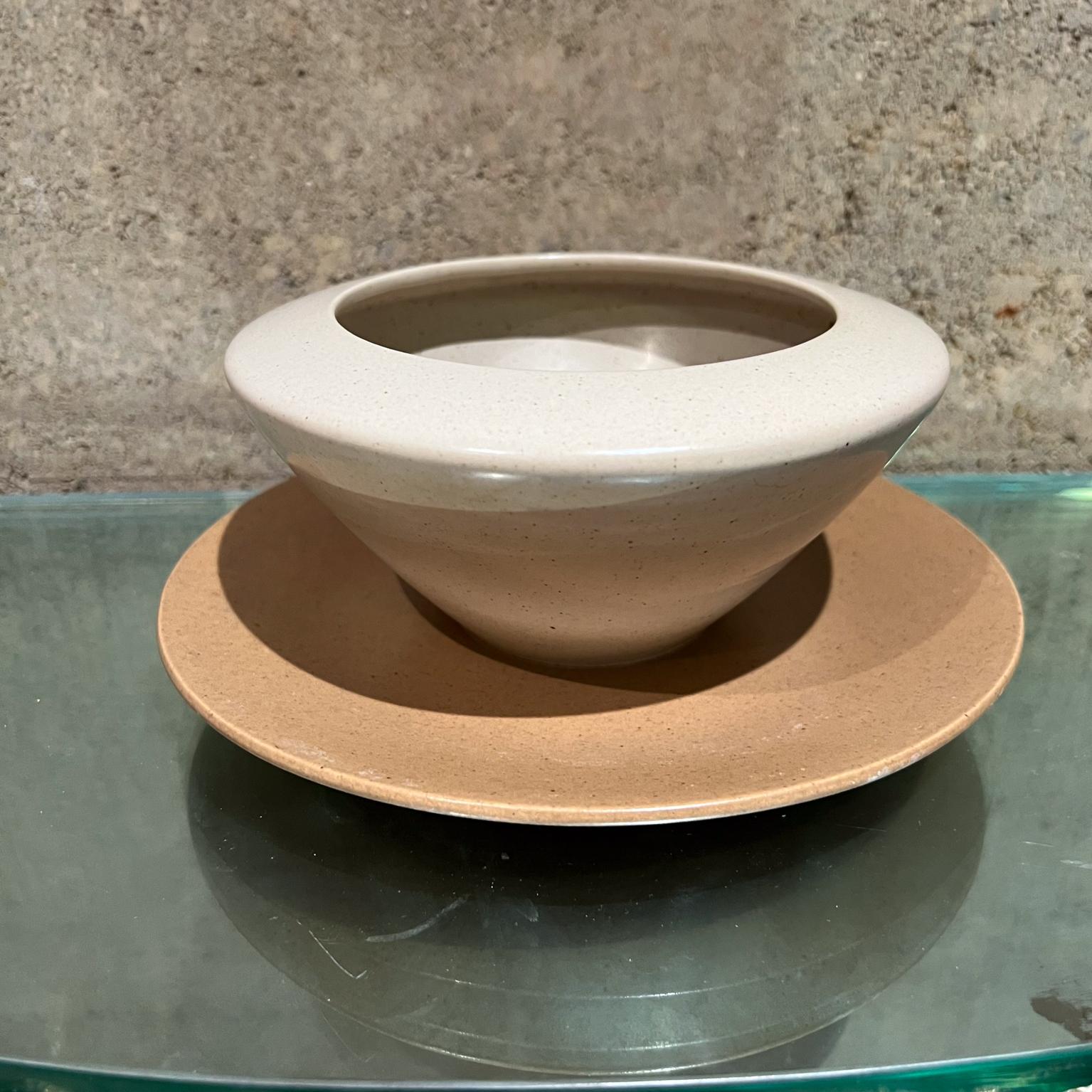 Modern 2000s Two-tone Gravy Boat and Saucer Calif Tempo Metlox For Sale