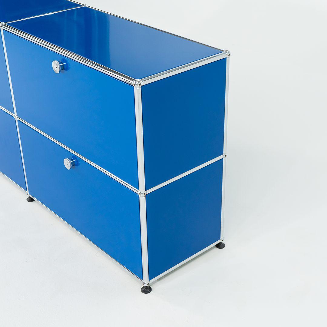 2000 Usm Haller Blu 14x60x30 in E2 Credenza / Armadio a 4 ante in vendita 3