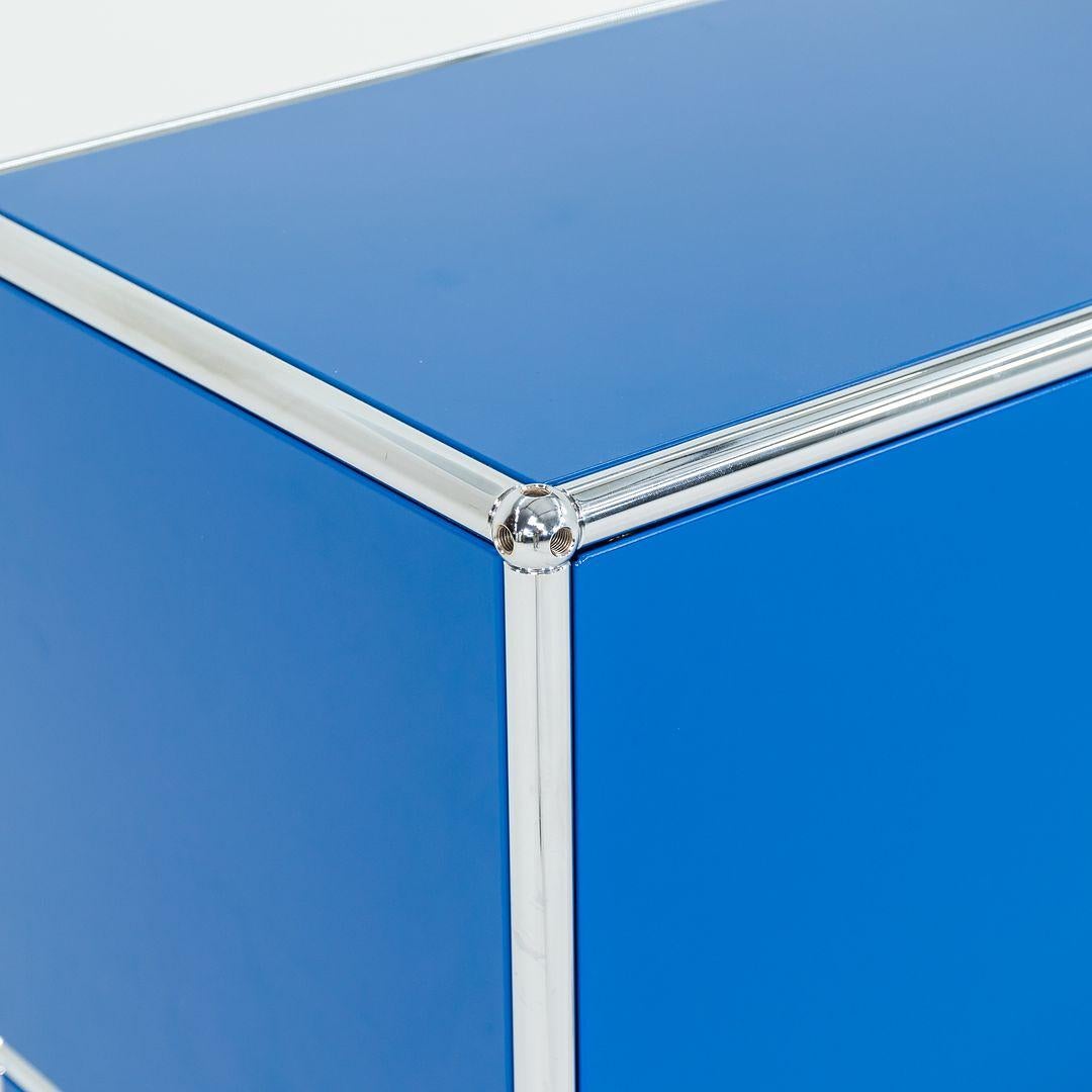 2000 Usm Haller Blu 14x60x30 in E2 Credenza / Armadio a 4 ante in vendita 4