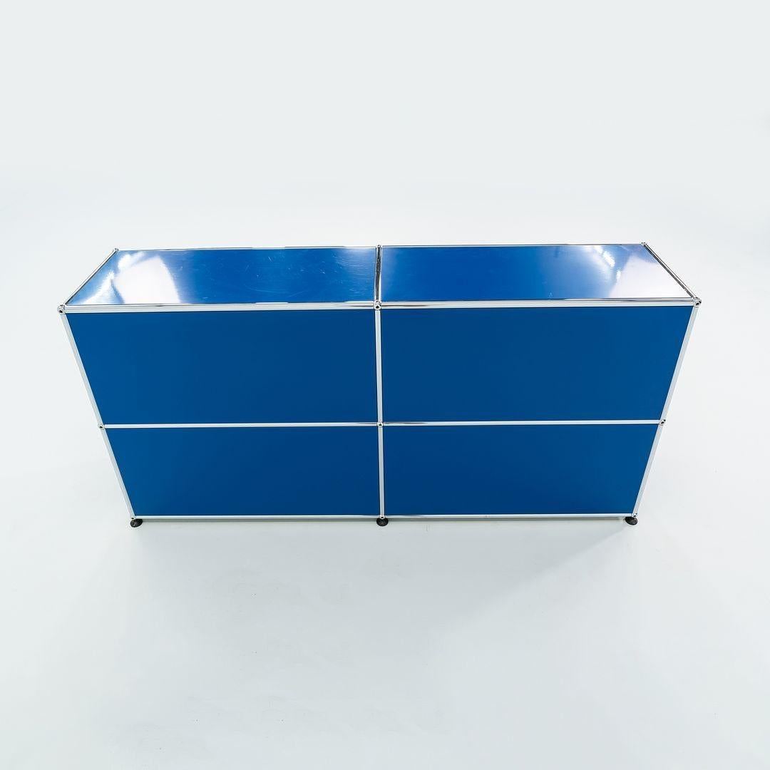 2000 Usm Haller Blu 14x60x30 in E2 Credenza / Armadio a 4 ante in vendita 5