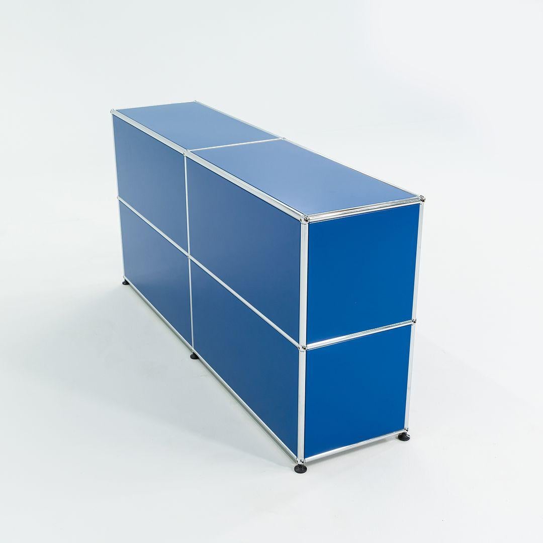 2000 Usm Haller Blu 14x60x30 in E2 Credenza / Armadio a 4 ante in vendita 2