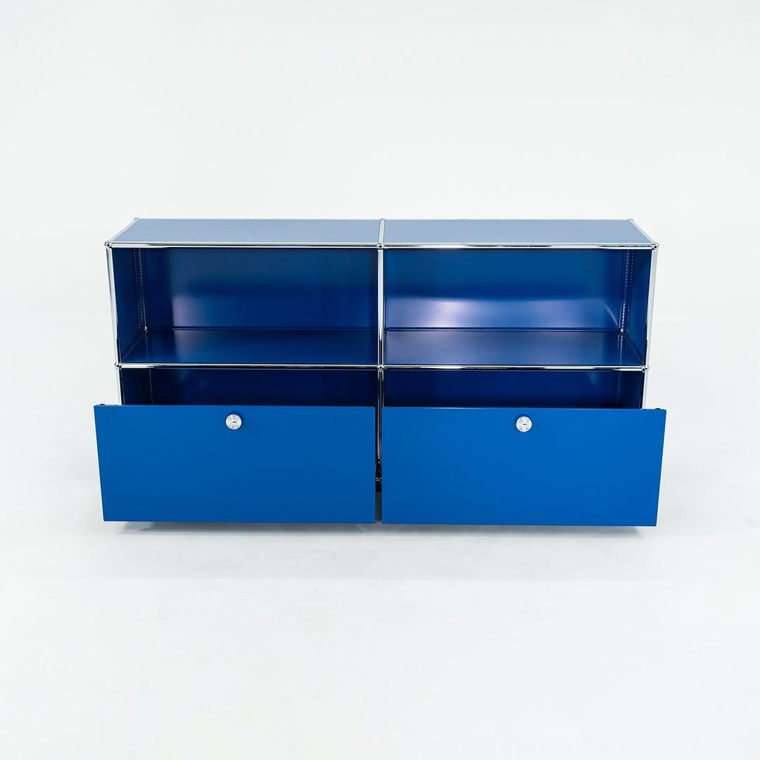 Usm Haller 2000 Blu C2A Credenza / Armadio con 2x cassetti estraibili in vendita 3