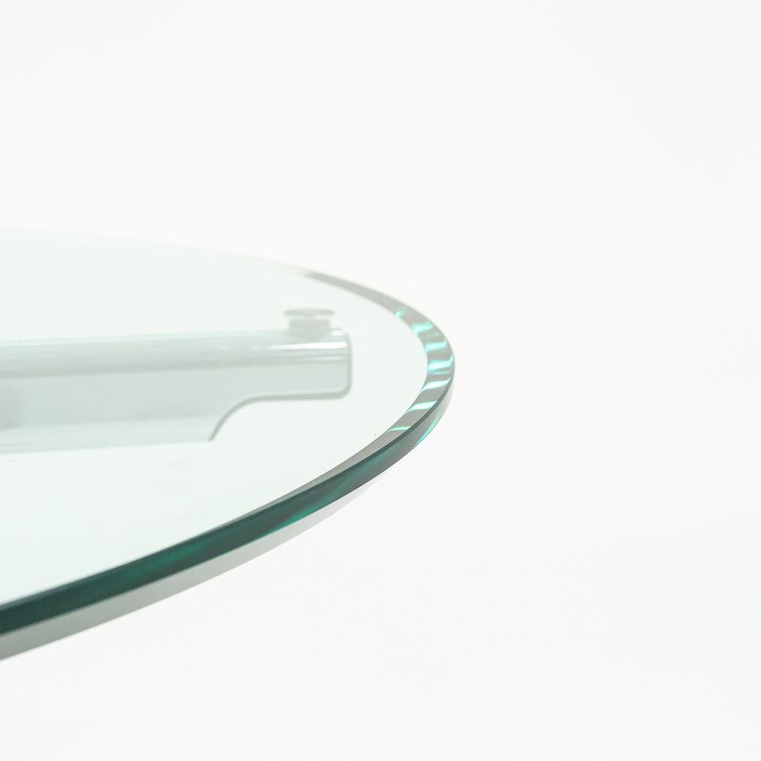 Moderne Années 2000 Usm Haller Table ronde en verre Kitos avec plateau de 35 pouces en vente