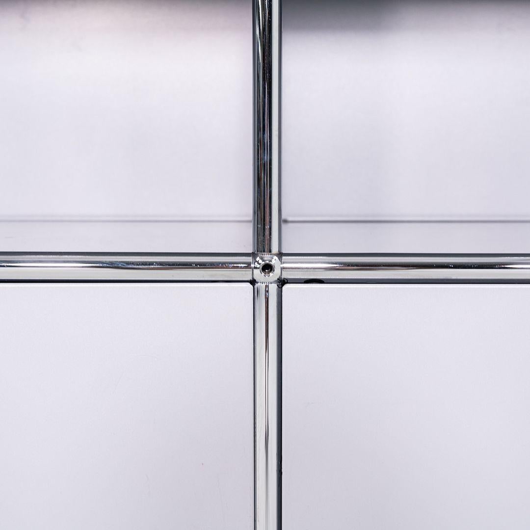 2000s USM Haller Second Cycle Credenza C2A Matte Silver 20D x 60W x 30H 4