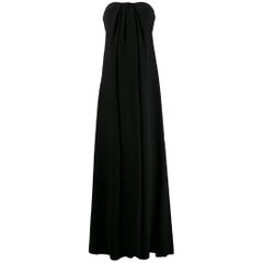 2000s Valentino Black Evening Dress