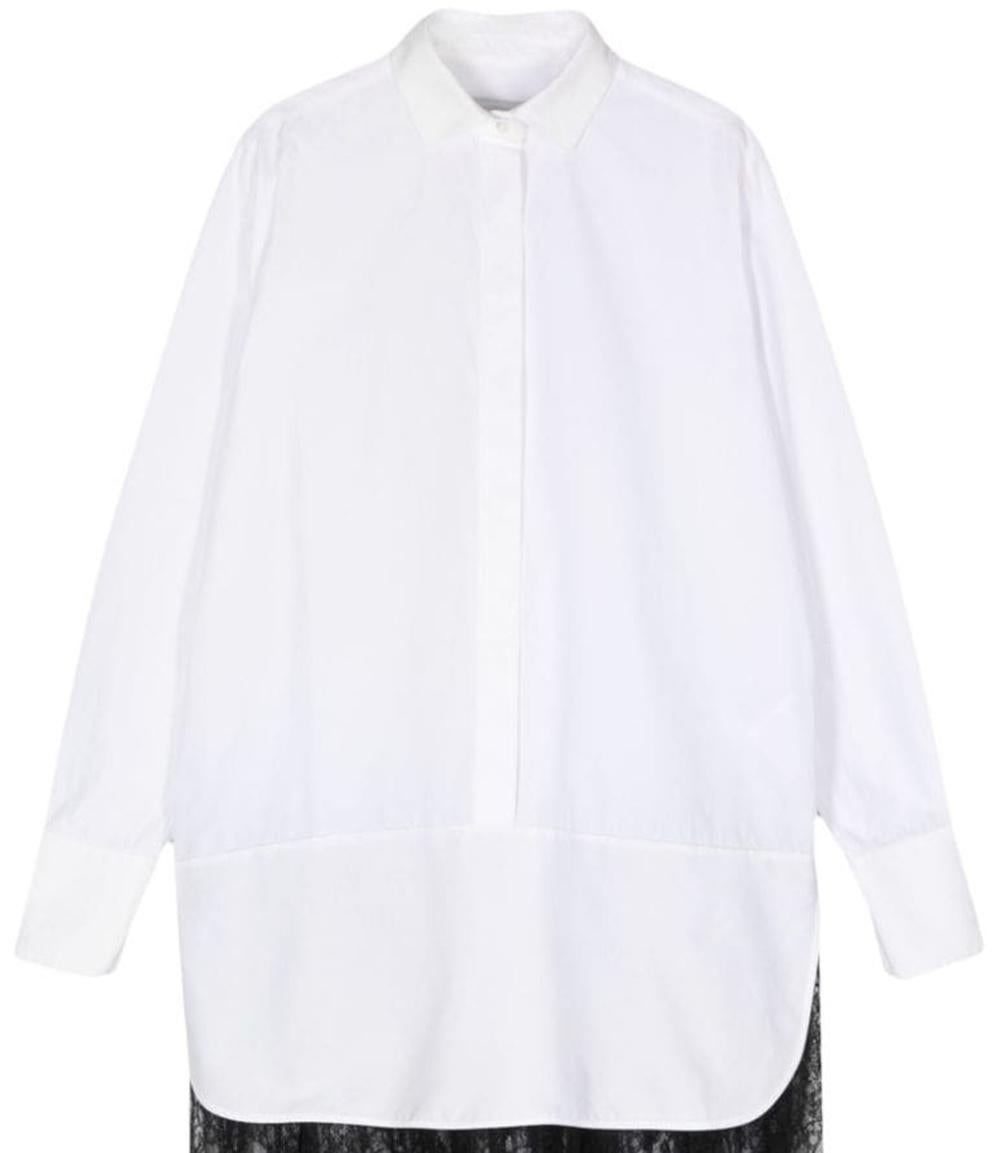 Gray 2000s Valentino by Pierpaolo Piccioli Dress Lace Shirt Dress