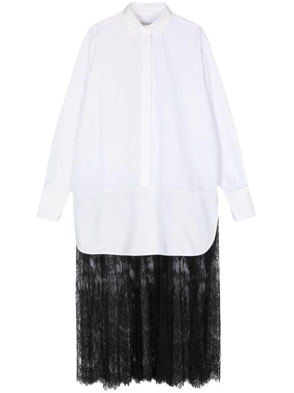 Women's 2000s Valentino by Pierpaolo Piccioli Dress Lace Shirt Dress