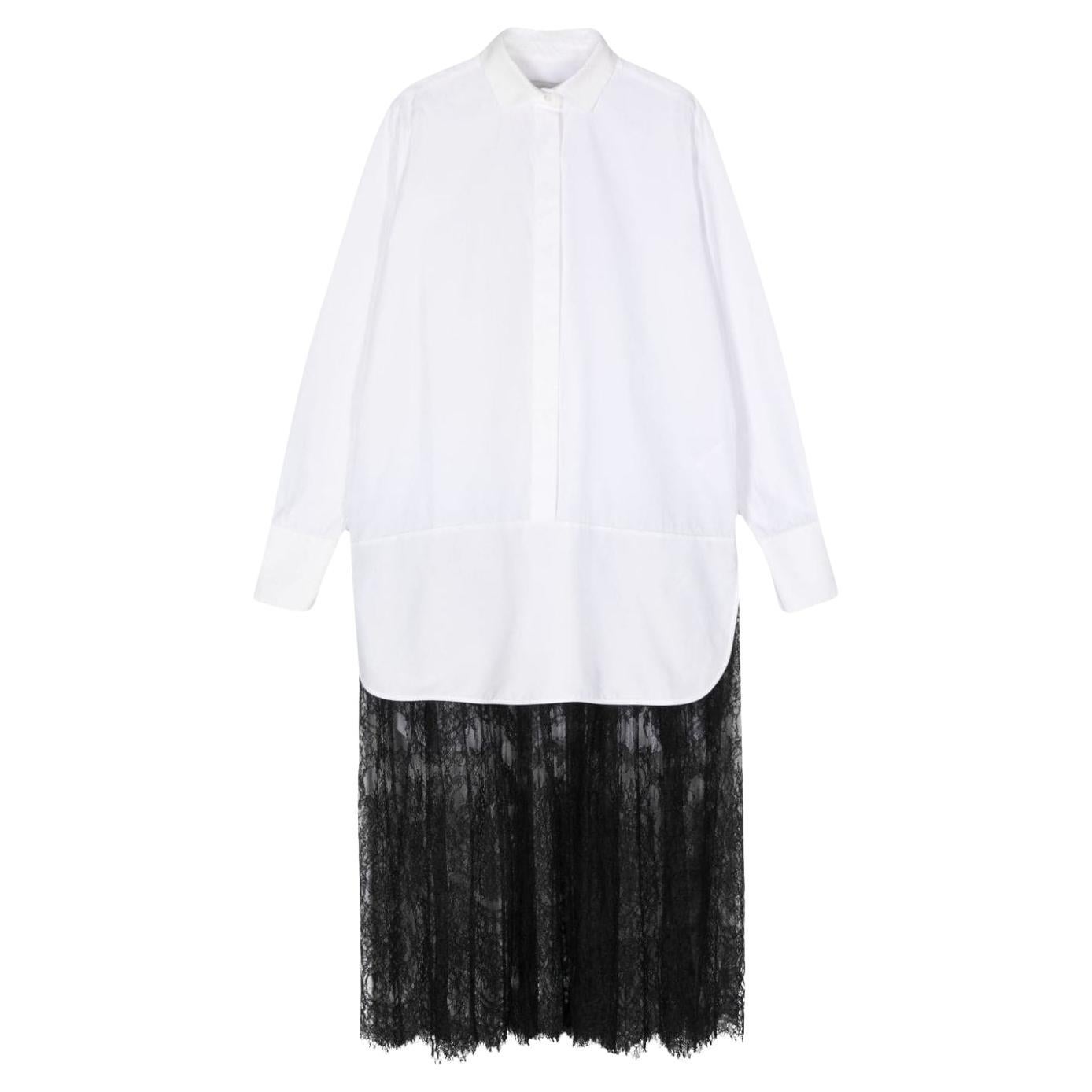 2000s Valentino by Pierpaolo Piccioli Dress Lace Shirt Dress