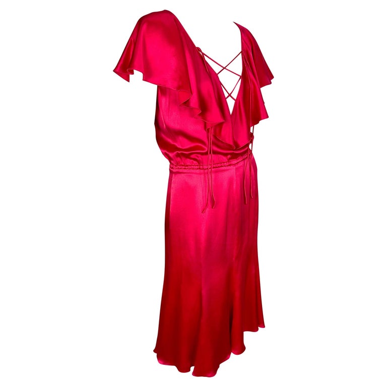green emerald velvet dress Petal and Pup Women's Ciao Ruffles Maxi Satin Dress main image 1