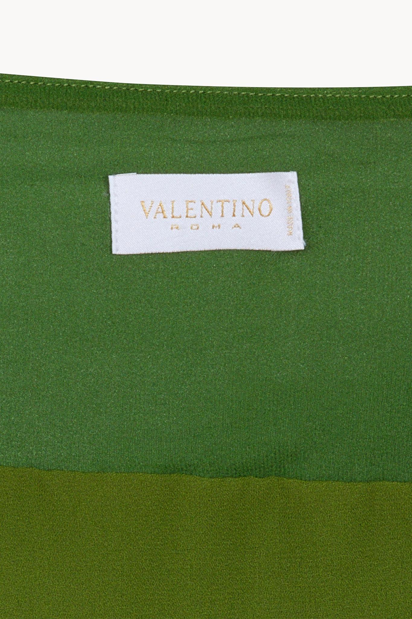 2000s Valentino Green Dress 1