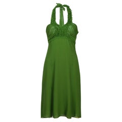 2000s Valentino Green Dress