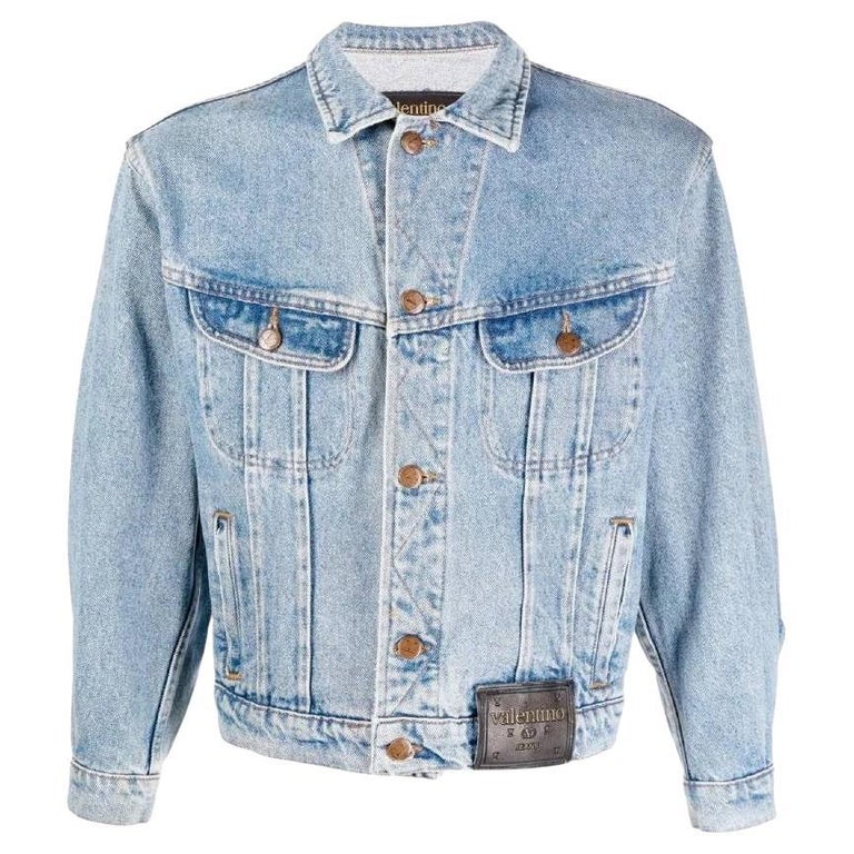 2000s Valentino Jeans Vintage blue cotton denim jacket at 1stDibs | valentino  jean jacket, 2000s mens jeans, valentino jean jacket vintage