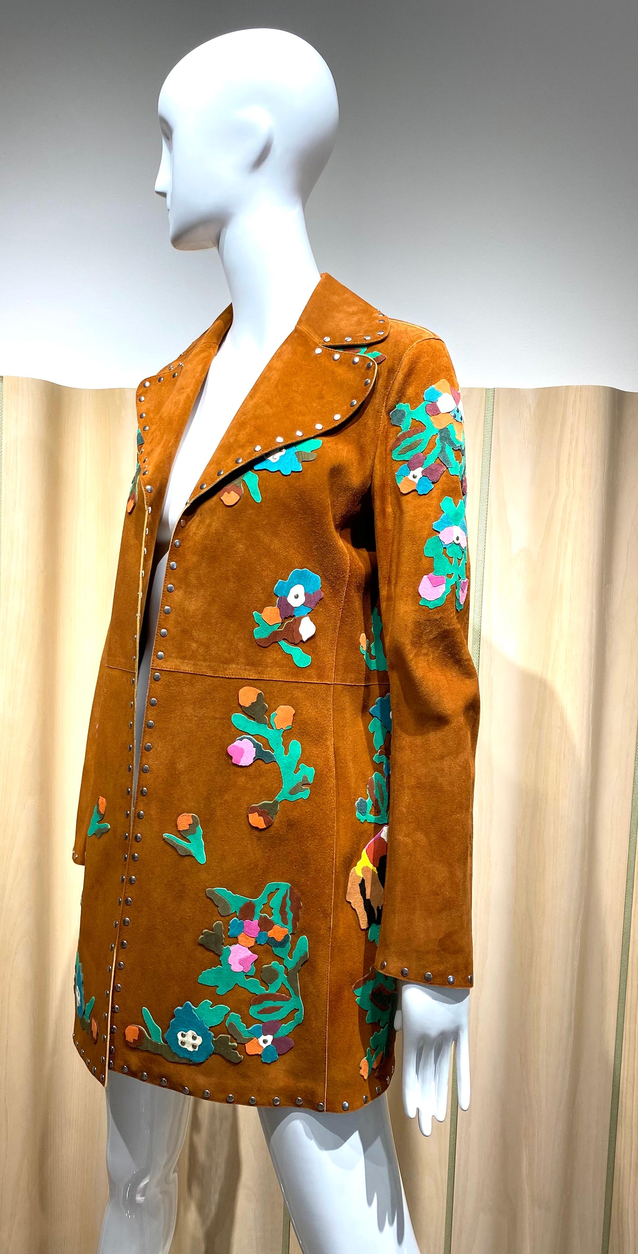 valentino embroidered coat