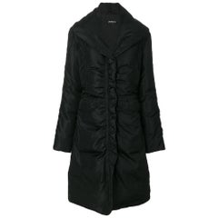 2000s Versace Black Duffle Coat