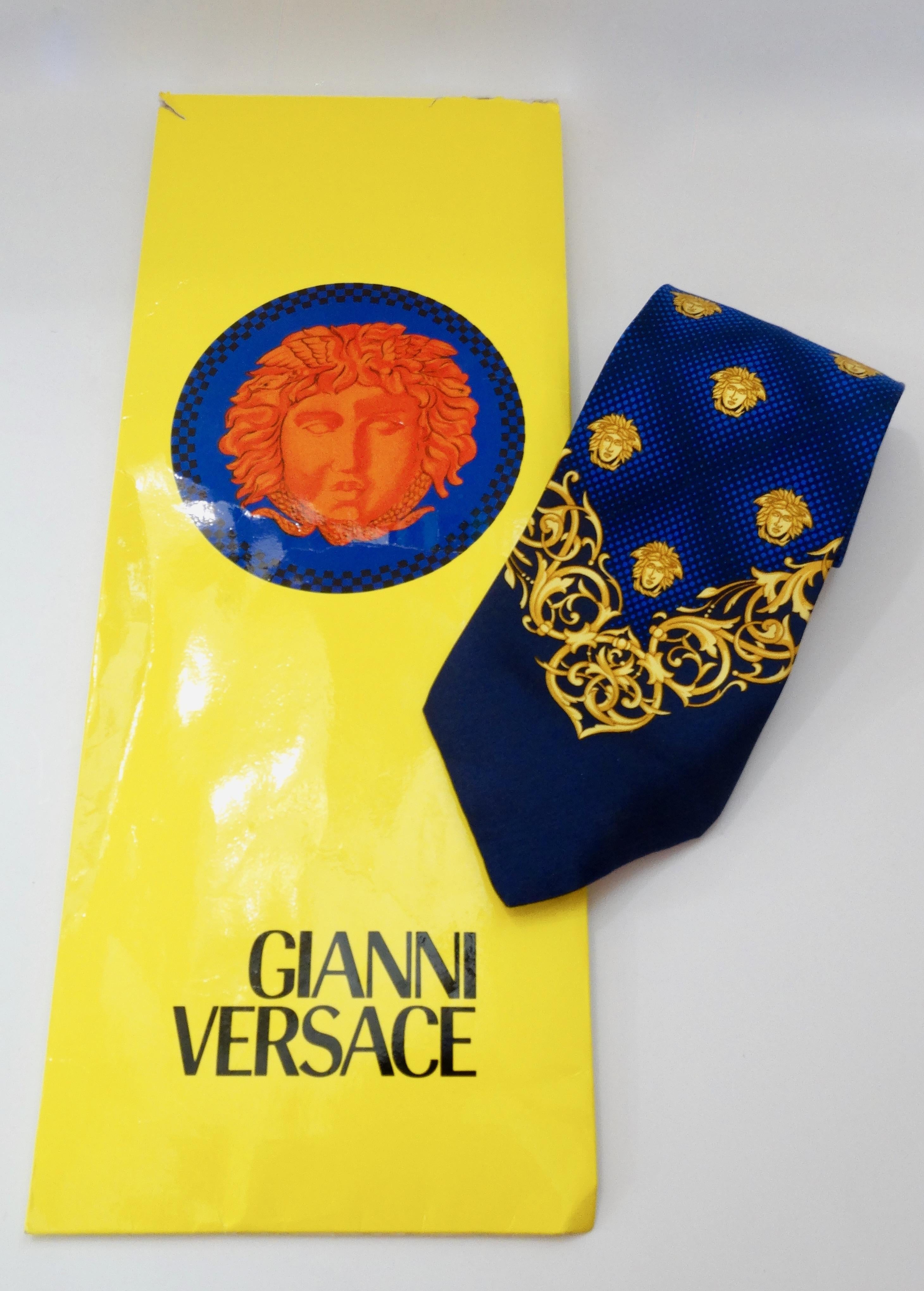 versace tie medusa