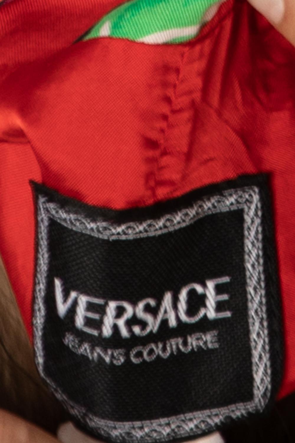 2000S Versace Red & Multi Colored Vest For Sale 5