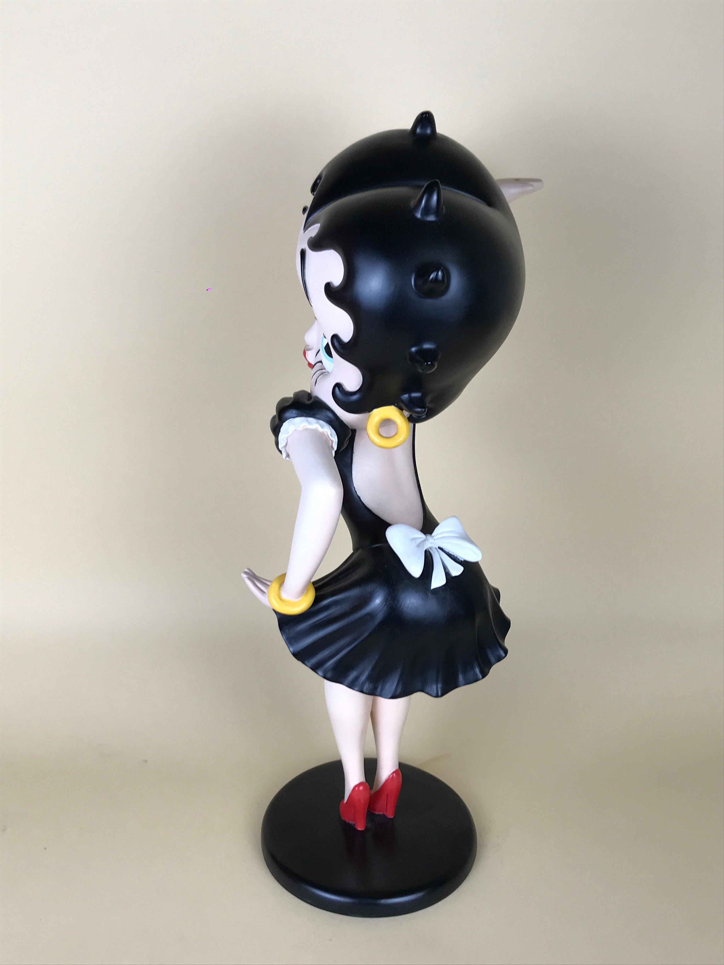 2000s Vintage Betty Boop Waitress Resine Statue by Fleischer Studios Made in USA (21. Jahrhundert und zeitgenössisch)