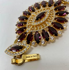 Ceinture/ collier vintage Dolce & Gabbana ornée de cristaux (années 2000)