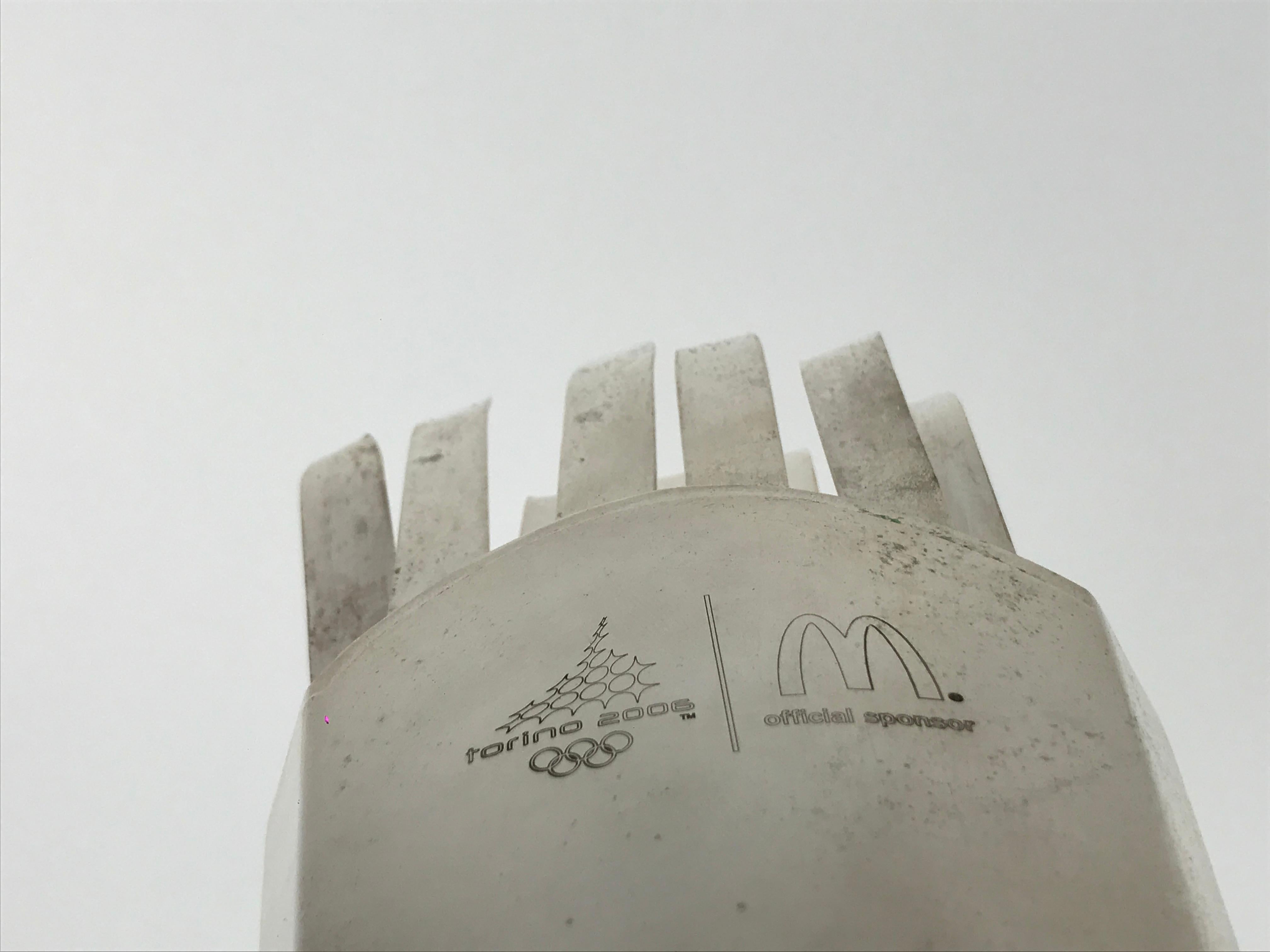 Brass 2000s Vintage McDonalds Celebratory Souvenir of 2006 Turin Olympic Winter Games For Sale