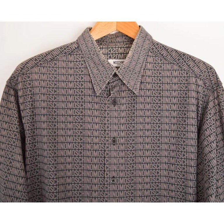 1970s Men's Novelty Print Circle of Life Vintage Knit 70s Long Sleeve Shirt  For Sale at 1stDibs