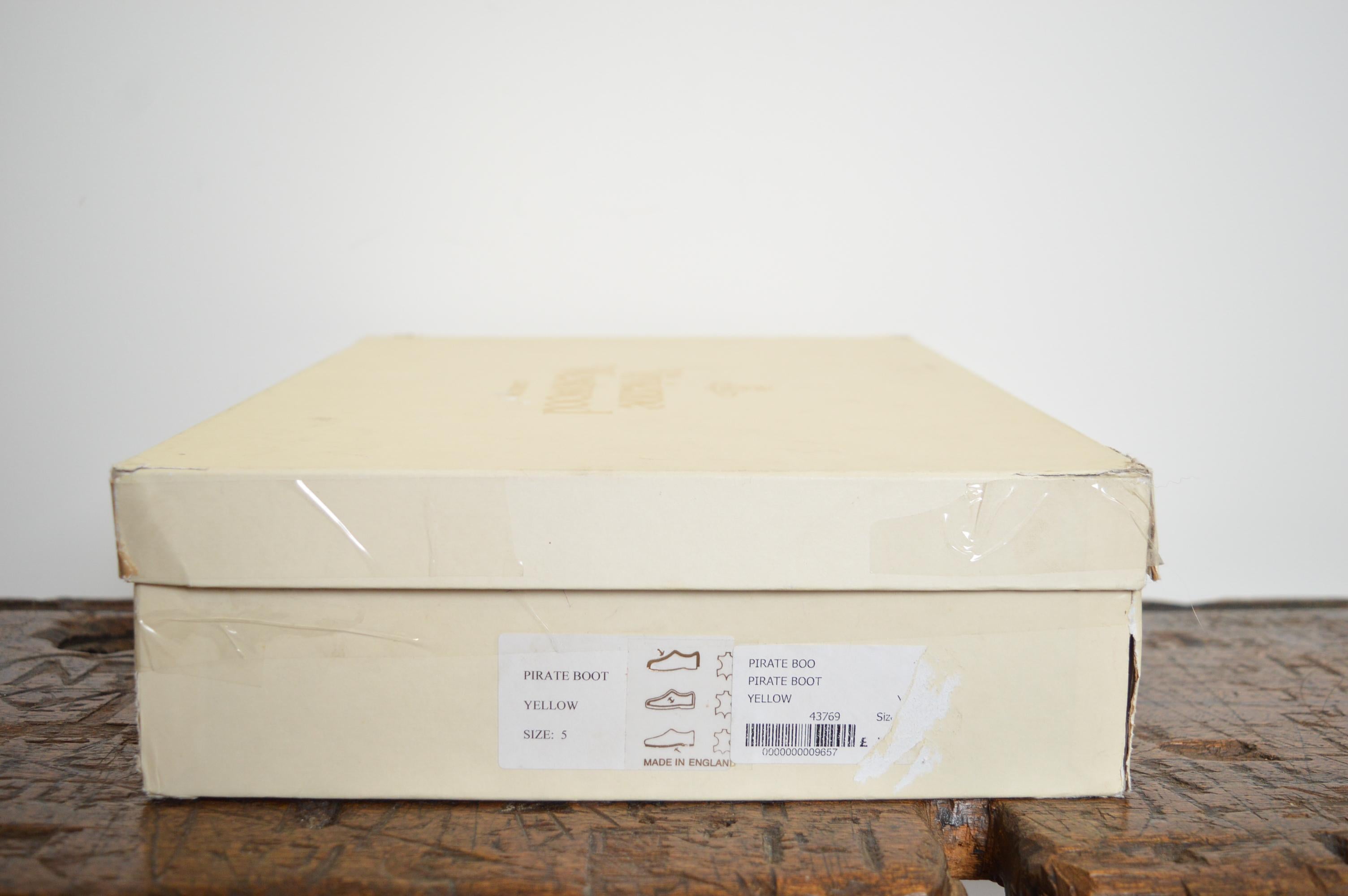 2000's Vivienne Westwood Beige Suede Tan leather buckle Knee High Pirate Boots For Sale 14
