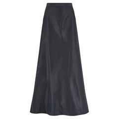2000s Vivienne Westwood Jupe longue en soie noire