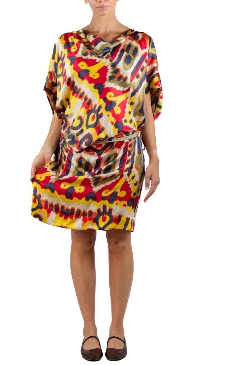 2000S Vivienne Westwood Silk Charmeuse Dress For Sale 1
