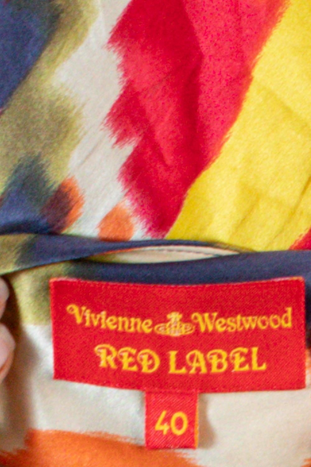 2000S Vivienne Westwood Silk Charmeuse Dress For Sale 5