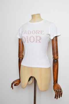 2000’s Y2K Christian Dior by John Galliano J'adore Dior Baby Tee - T Shirt