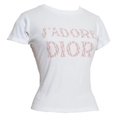 2000’s Y2K Christian Dior by John Galliano J'adore Dior Baby Tee - T Shirt