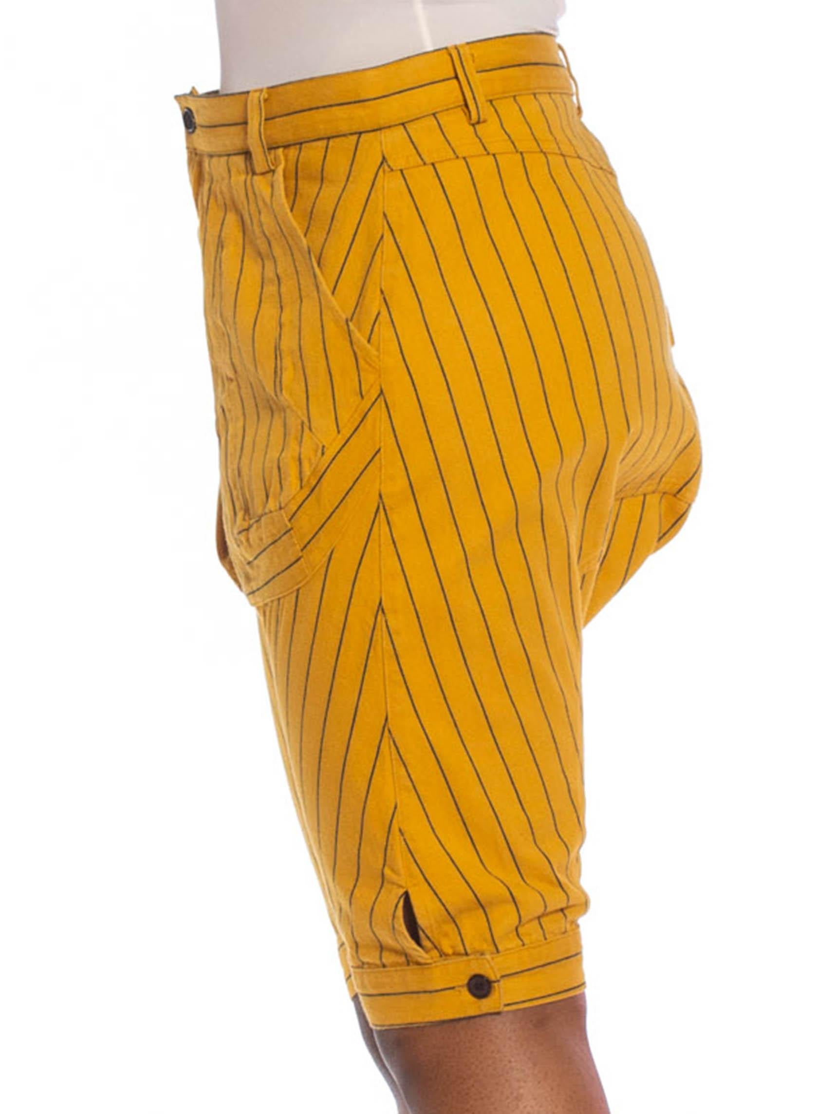 2000er Gelbe ockerfarbene seltene Henrik Vibskov-Hose aus Baumwolle im Zustand „Hervorragend“ im Angebot in New York, NY