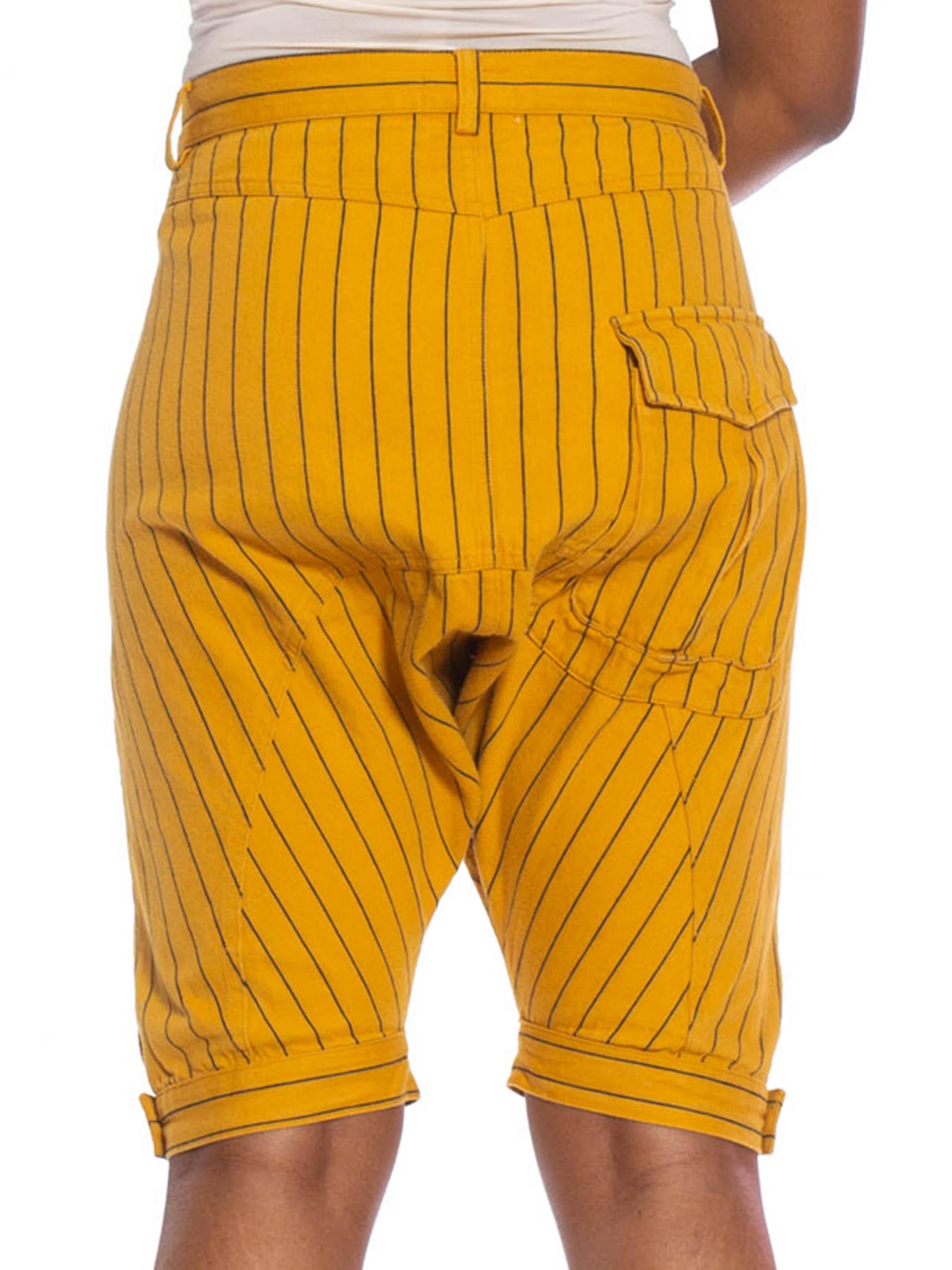 2000S Yellow Ochre Cotton Rare Early Henrik Vibskov Pants For Sale 3