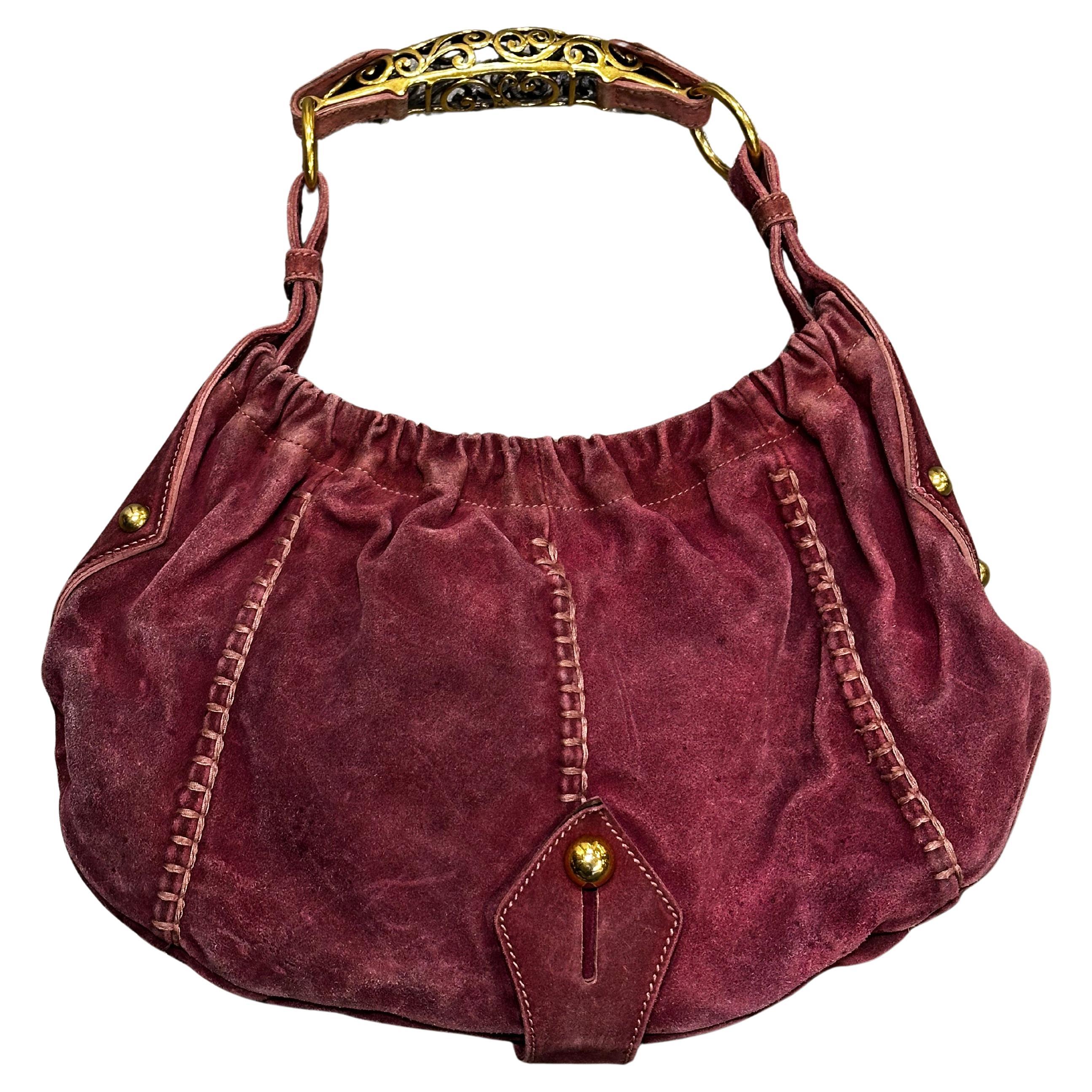 2000’s Yves Saint Laurent Mombasa bag with Sculptural Horn Handle in vendita