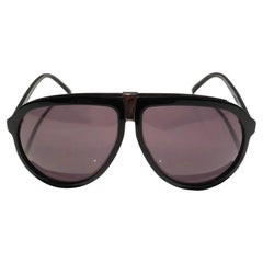 2000s Yves Saint Laurent Oversized Aviator Sunglasses 
