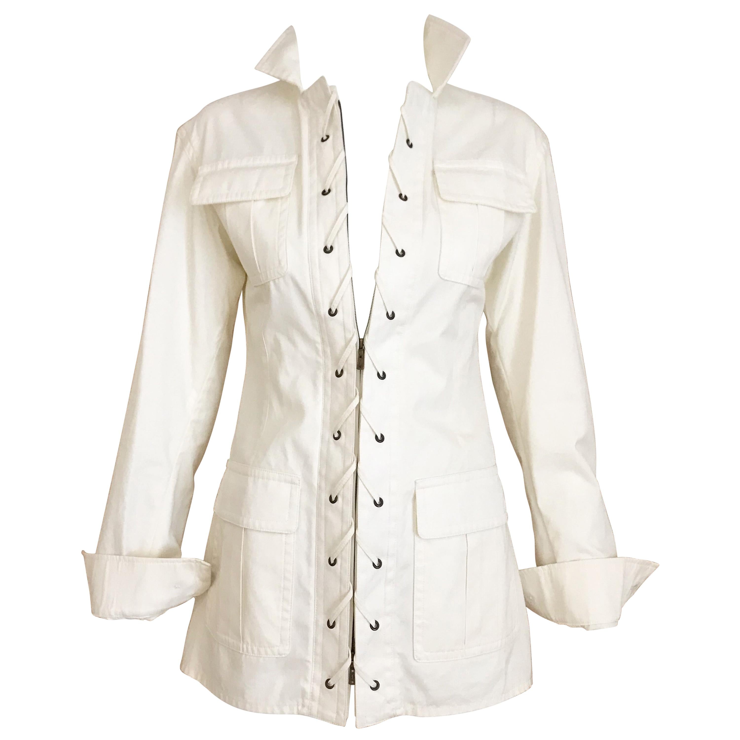 ralph lauren safari jacket white