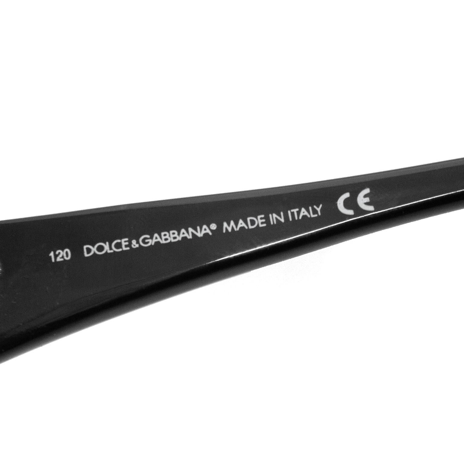 2000sDolce & Gabbana Black Sunglasses 1