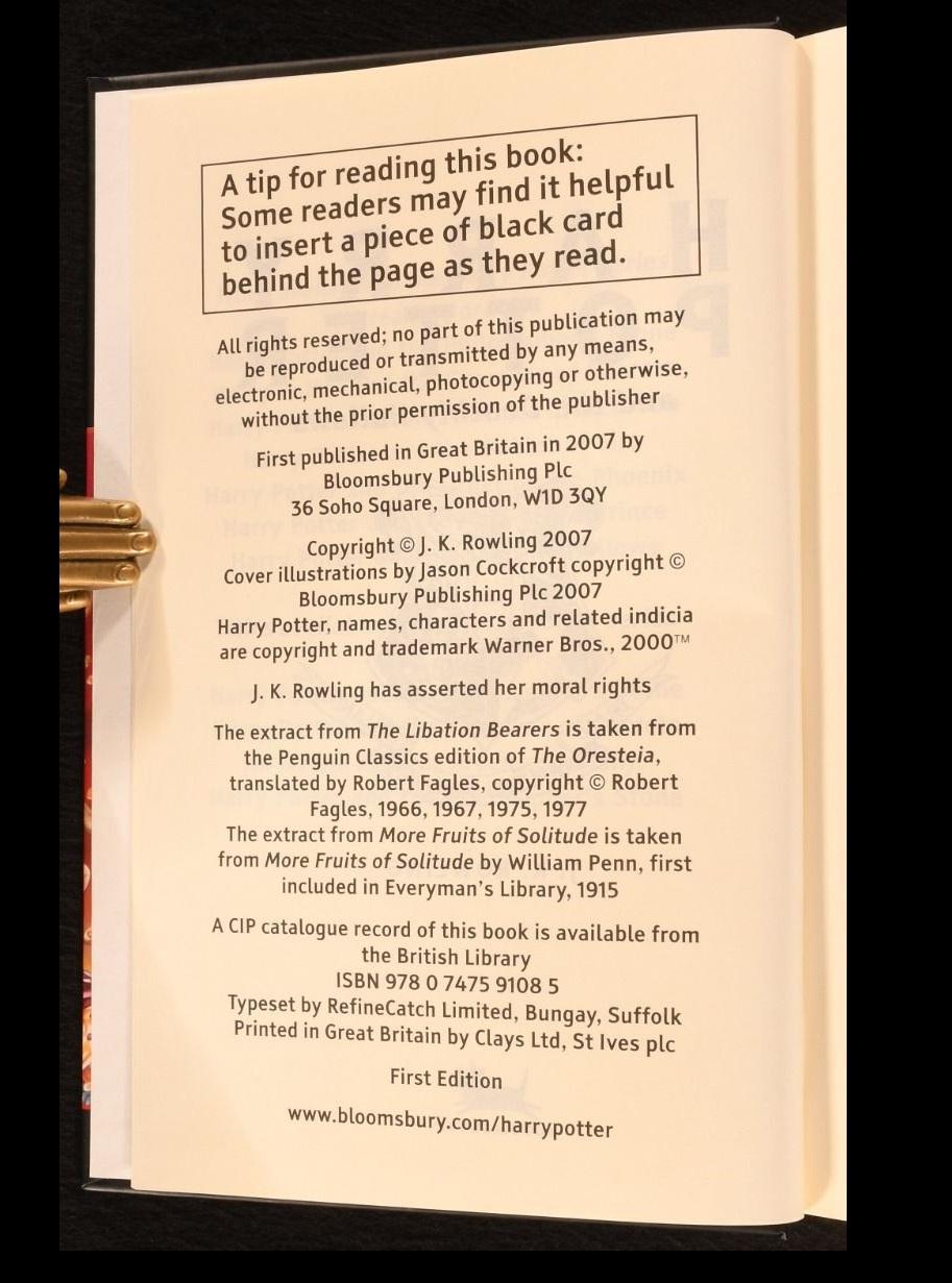 2001-2007 La série Harry Potter en vente 4