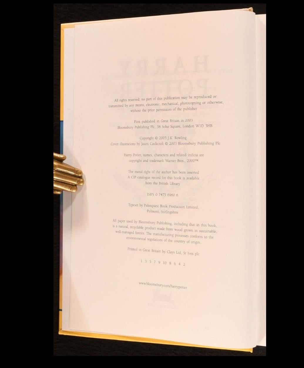 2001-2007 La série Harry Potter en vente 2