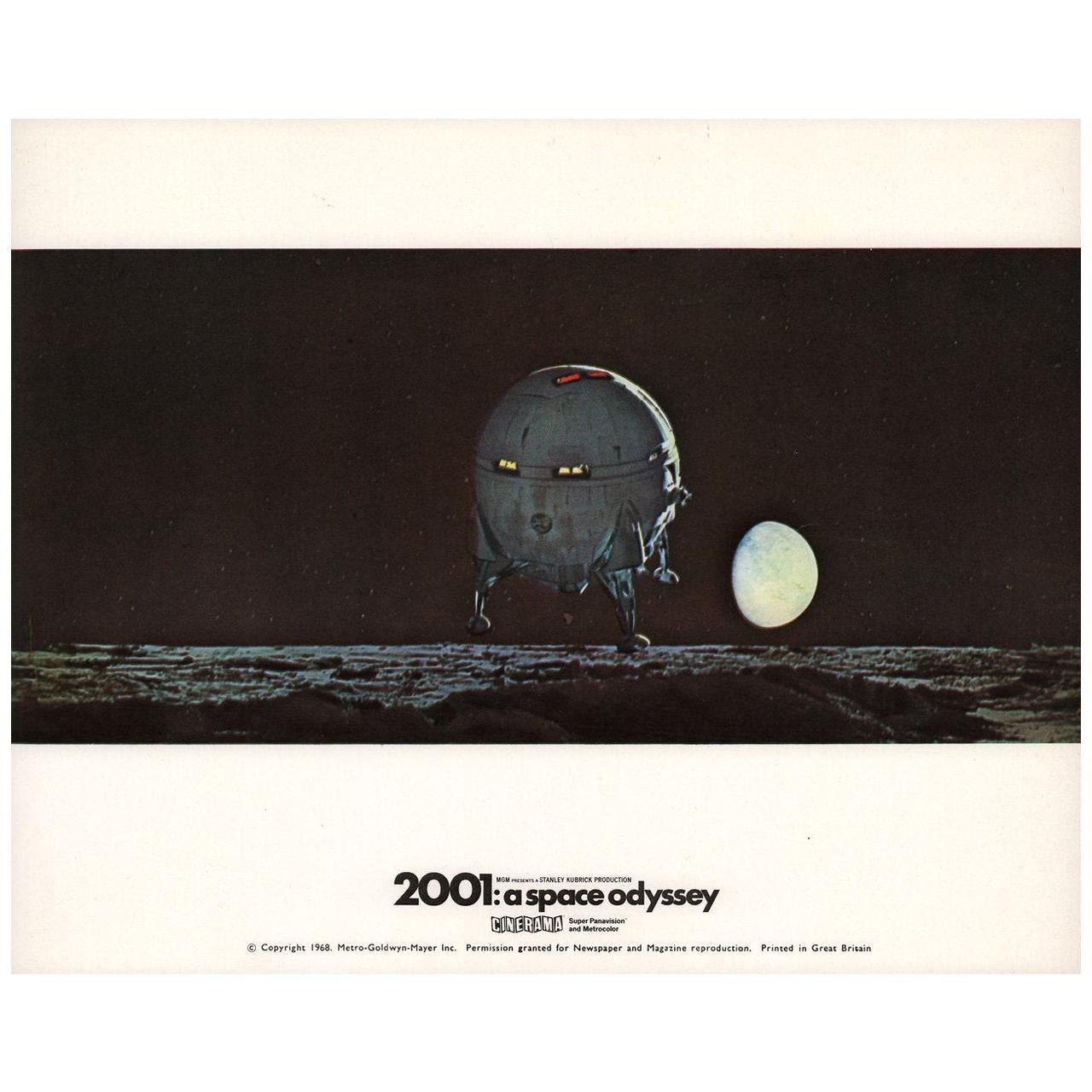 2001: A Space Odyssey 1968 British Color Photo