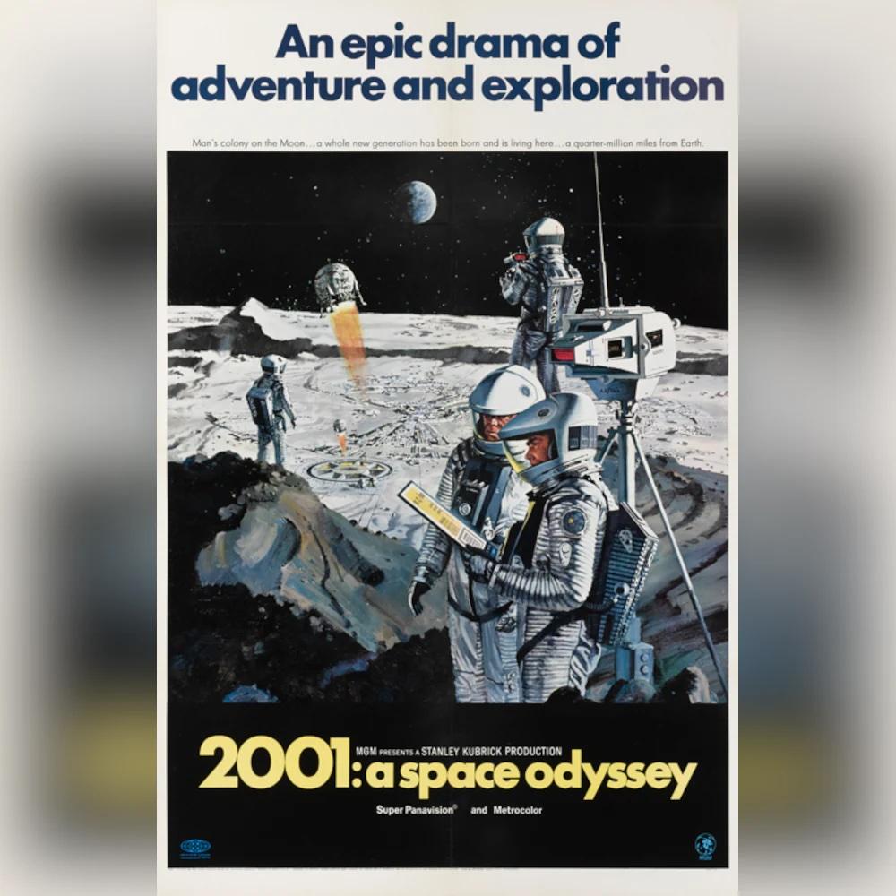 2001 : L'Odyssée de l'espace (1968)
Original US One Sheet (27 X 41 Inches)

Il s'agit de la feuille unique 