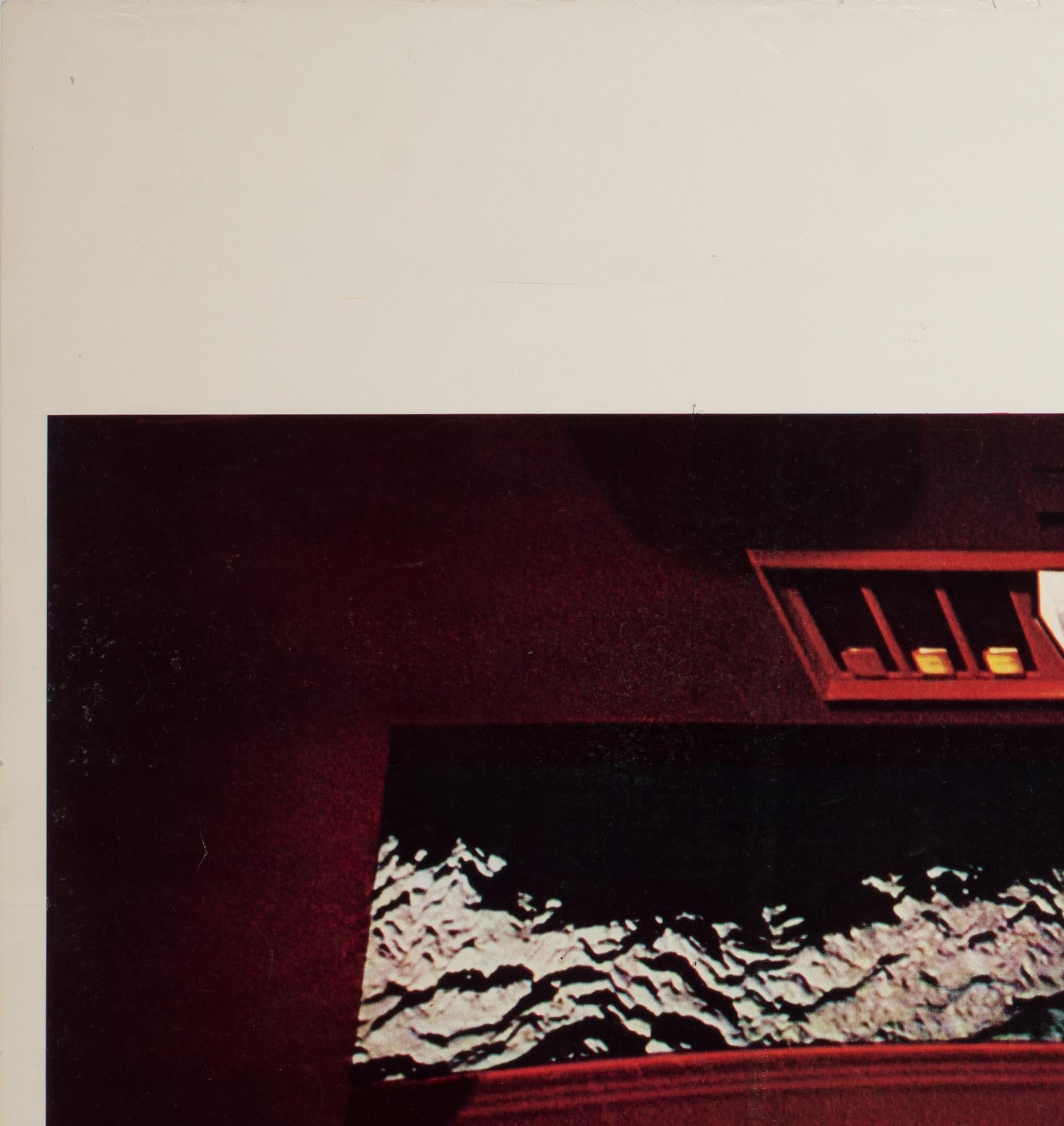 American 2001 A Space Odyssey 1968 Italian Jumbo Film Still Poster Cockpit Style For Sale