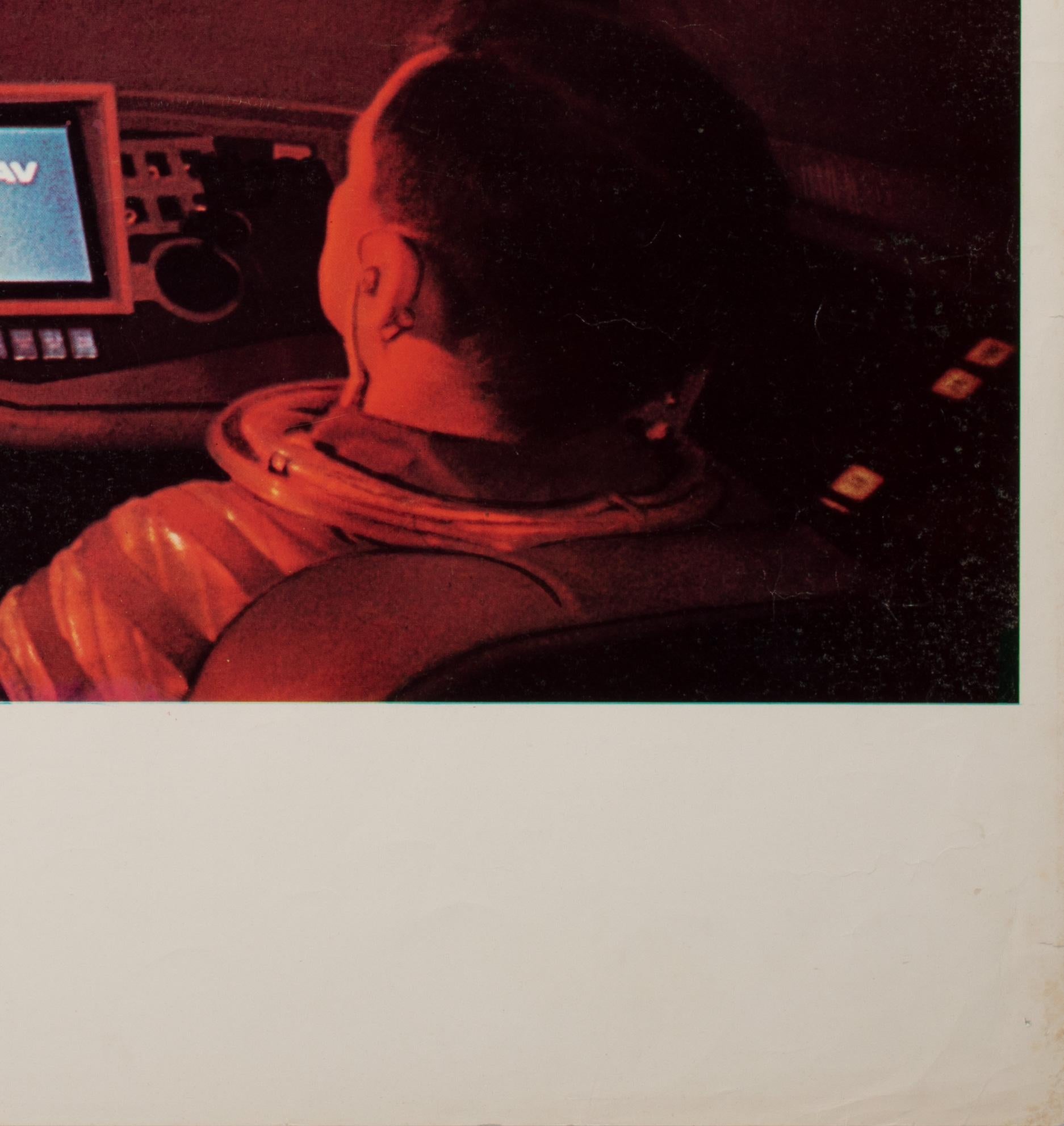 2001 A Space Odyssey 1968 Italian Jumbo Film Still Poster Cockpit Style For Sale 2