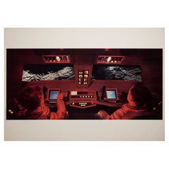2001 A Space Odyssey 1968 Italienisches Jumbo-Film-Stillplakat im Cockpit-Stil, Cockpit-Stil