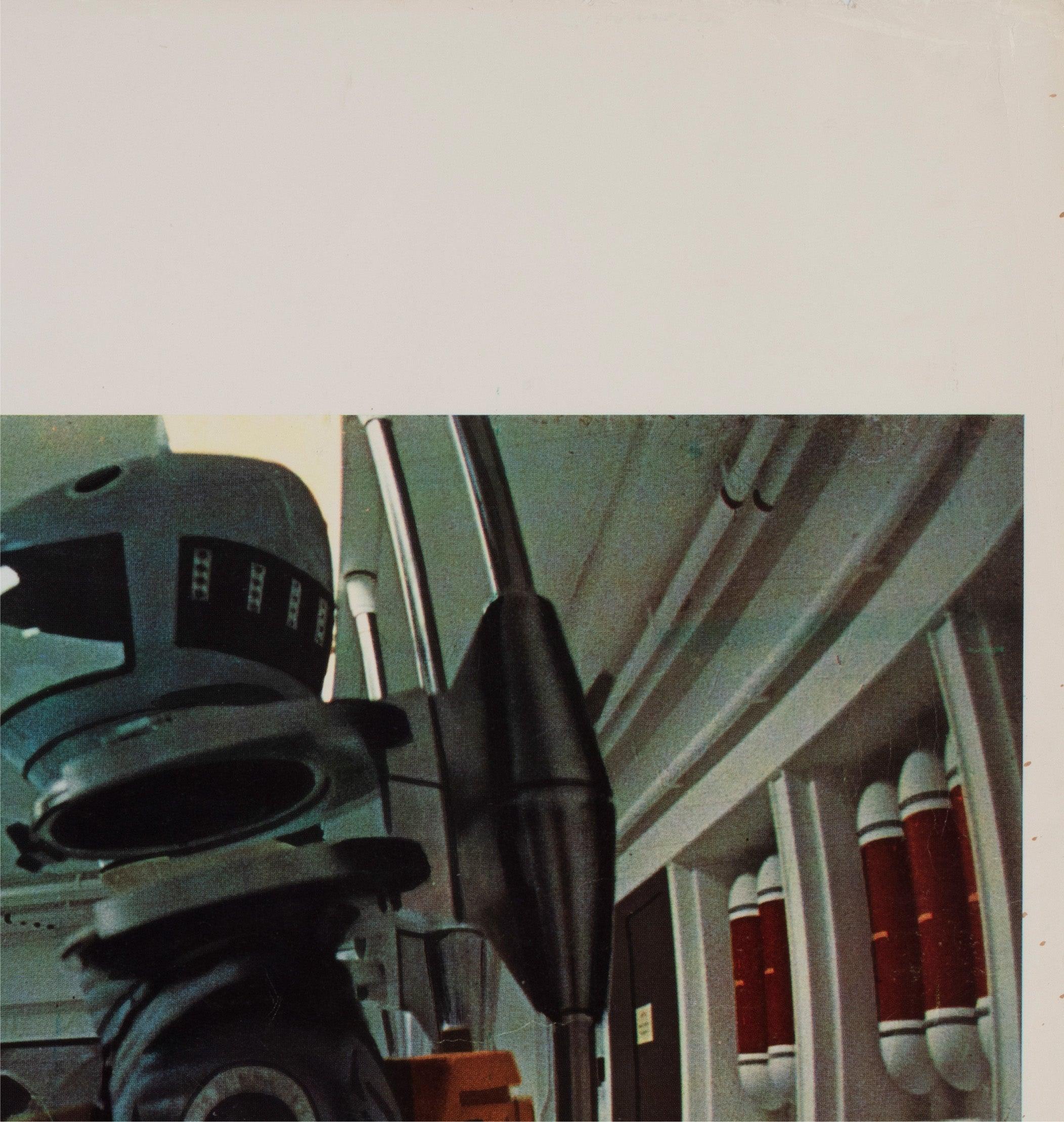 Paper 2001 A Space Odyssey 1968 Italian Jumbo Still Film Poster, HAL Spying For Sale