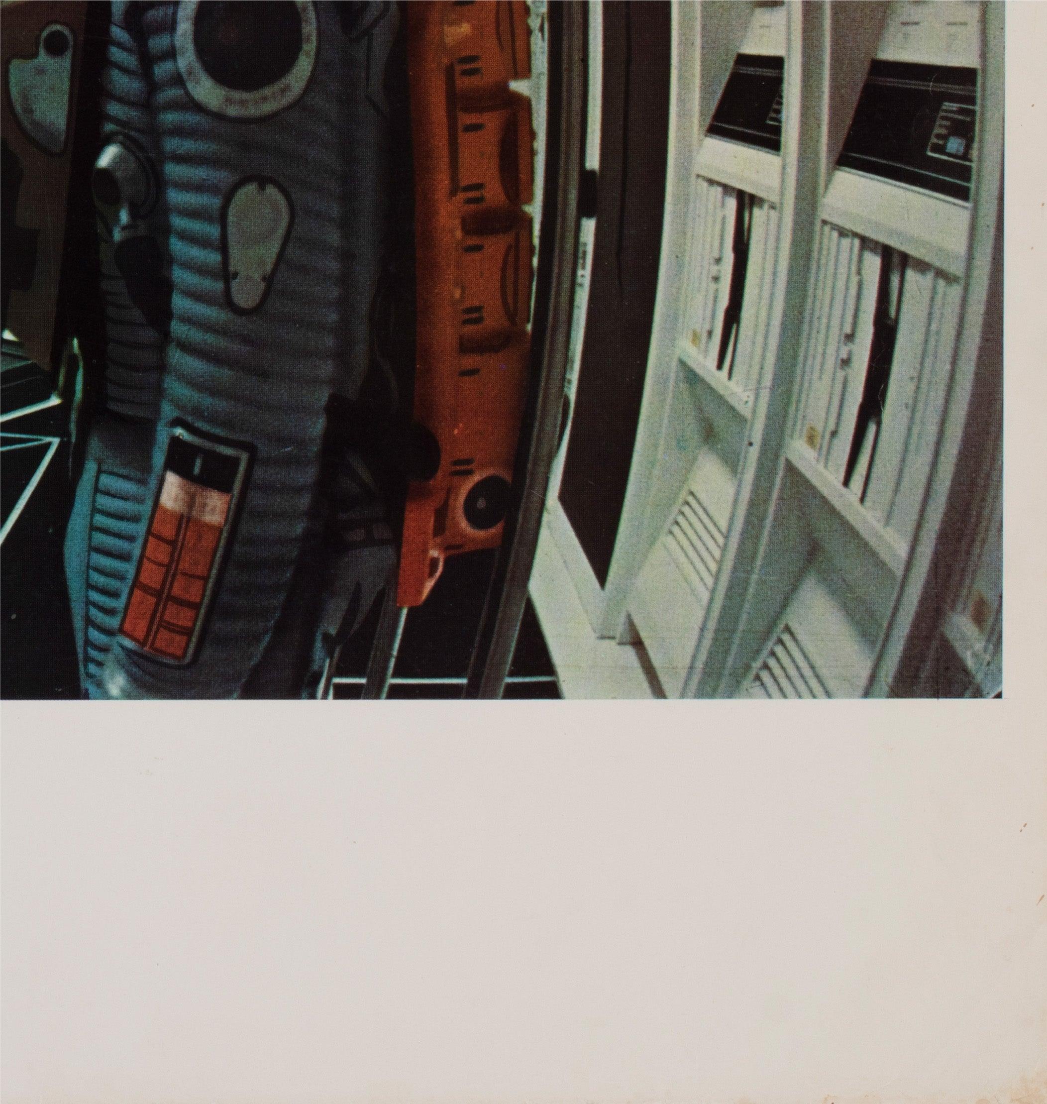 2001 A Space Odyssey 1968 Italian Jumbo Still Film Poster, HAL Spying For Sale 3